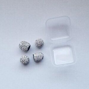 4pc.  Rhinestone Universal Valve Stem Caps/Car Bling/Car Accessories.